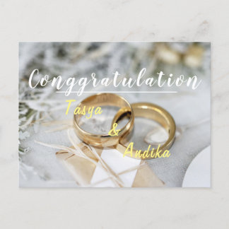 の結婚はがき ポストカード