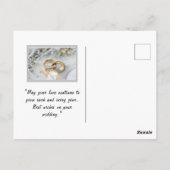 の結婚はがき ポストカード (裏面)