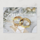 の結婚はがき ポストカード (正面)