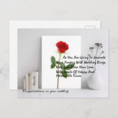 の結婚はがき ポストカード (正面/裏面)