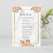の結婚ひな形：メニュー 招待状 (スタンド正面)