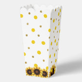 の結婚ひまわり黄色い白 フェイバーボックス (裏面)