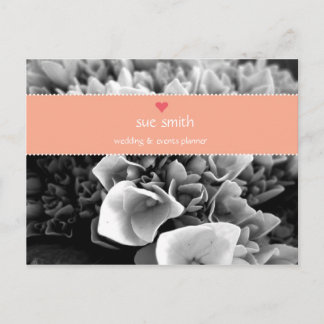 の結婚またはイベントプランナーマーケティング ポストカード