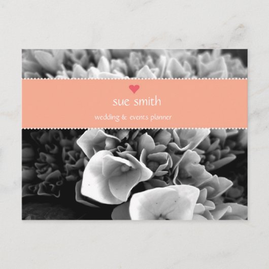 の結婚またはイベントプランナーマーケティング ポストカード (正面)