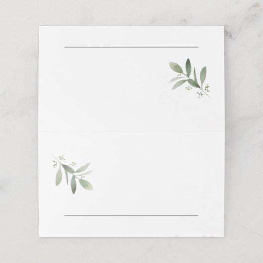 の結婚またはイベント座席表 プレイスカード (外部開封)