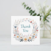 の結婚またはシャワーサンキューカード 招待状 (スタンド正面)