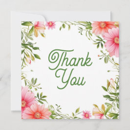 の結婚またはシャワーサンキューカード 招待状