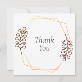 の結婚またはシャワーサンキューカード 招待状