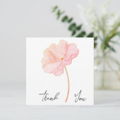 の結婚またはシャワーサンキューカード 招待状 (スタンド正面)