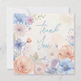 の結婚またはシャワーサンキューカード 招待状