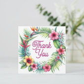 の結婚またはシャワーサンキューカード 招待状 (スタンド正面)