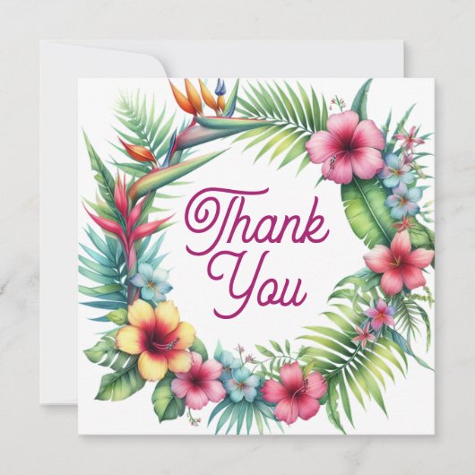 の結婚またはシャワーサンキューカード 招待状 (正面)