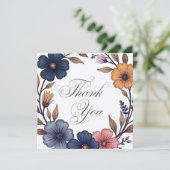 の結婚またはシャワーサンキューカード 招待状 (スタンド正面)