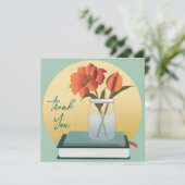 の結婚またはシャワーサンキューカード 招待状 (スタンド正面)