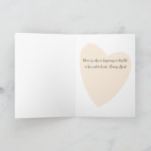 の結婚または記念日のグリーティングカード サンキューカード (内部)