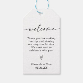 の結婚ようこそバッグラベル |ありがとうございますメッセージカード ギフトタグ