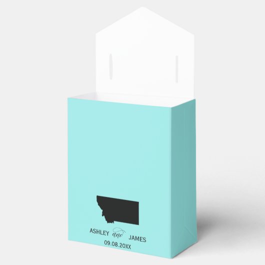 の結婚ようこそモンタナ好意ボックス州マップ フェイバーボックス (オープン)