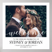 の結婚ようこそ書エレガント道広場の写真 ポスター (正面)