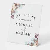 の結婚ようこそ | フローラ結婚の歓迎 台座サイン (正面)