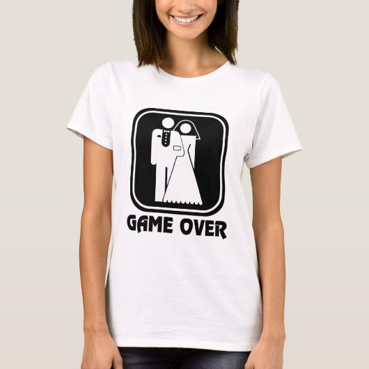 の結婚アイコン： Tシャツをゲーム Tシャツ (正面)