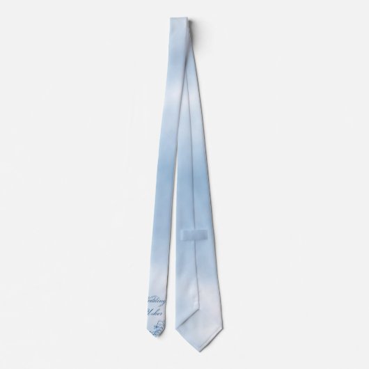 の結婚アッシャーの贈り物 – 教会アッシャーカスタム ネクタイ (裏面)