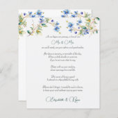 の結婚アドバイスは青い水色を願う (正面/裏面)