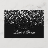 の結婚アドバイスカードシルバーミッドナイトグラム アドバイスカード (正面)