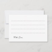 の結婚アドバイスカードパープルウィンターワンダーランド (裏面)