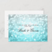 の結婚アドバイスカードビーチグラデーション《写真》ぼけ味灯 アドバイスカード (正面/裏面)