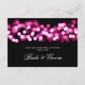 の結婚アドバイスカードピンクハリウッドグラム アドバイスカード (正面)