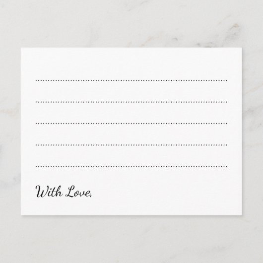 の結婚アドバイスゴールドフォイルルック紙吹雪 アドバイスカード (裏面)