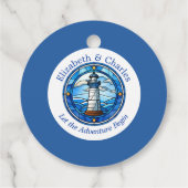 の結婚アドベンチャーライトハウスセーリング航海の名 フェイバータグ (裏面)