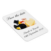 の結婚アヒル4 ...日付磁石を保存 マグネット (右側)