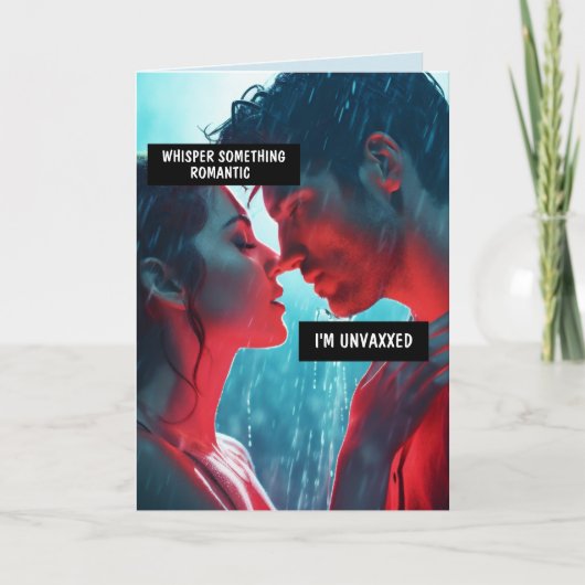 の結婚アンチVAX血中表おもしろい示カード カード (正面)