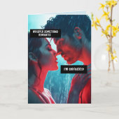 の結婚アンチVAX血中表おもしろい示カード カード (黄色い花)