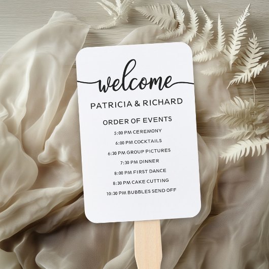 の結婚イベントの順序タイムラインスケジュールシンプル ハンドファン