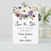 の結婚イベントフローラシック日付フラットカードを保存フラットカード (スタンド正面)