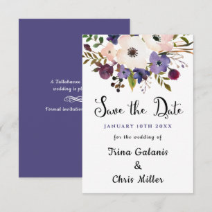 の結婚イベントフローラシック日付フラットカードを保存フラットカード