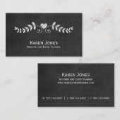 の結婚イベントプランナーシャルボードフローラ 名刺 (正面/裏面)