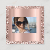 の結婚イベントプランナーバラピンクフォトロゴVIP 予約カード (裏面)