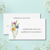 の結婚イベントプランナーワイルドフラワー名刺 名刺