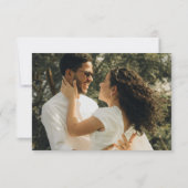 の結婚イベント救が新しい日付の灰色の白に変わる セーブザデート (裏面)