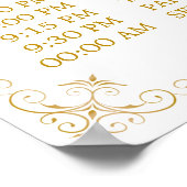 の結婚イベント標識 | Gatsbyアールデコ ポスター (角)