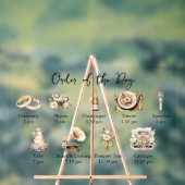 の結婚イベント目図解入りの、写真付きの アクリルサイン (ニュートラル)