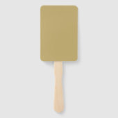 の結婚イベント順序タイムラインゴールドフォイルエレガント ハンドファン (裏面)