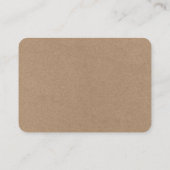 の結婚ウェブサイトQRオーバーレイフォトクラフト エンクロージャーカード (裏面)