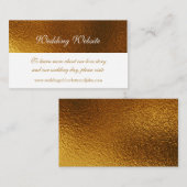 の結婚ウェブサ王室のイト エンクロージャーカード (正面/裏面)