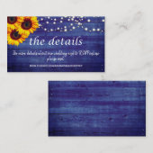 の結婚ウェブサ素朴イト エンクロージャーカード (正面/裏面)