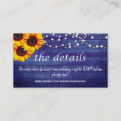 の結婚ウェブサ素朴イト エンクロージャーカード (正面)