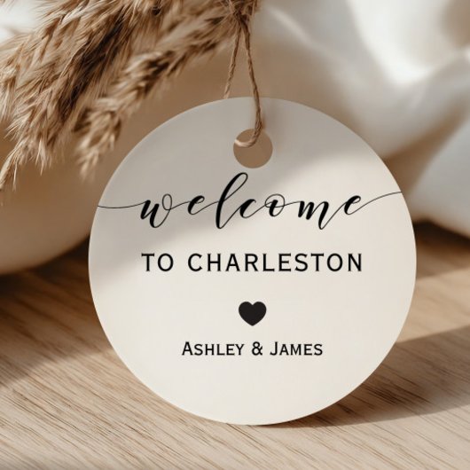 の結婚ウェルカムギフトラベル、クラフトウェルカムラベル フェイバータグ